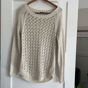 Cream Tribal sweater